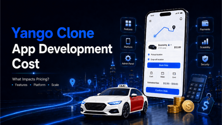 yango clone app development cost