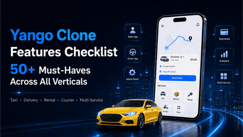 Yango clone features checklist